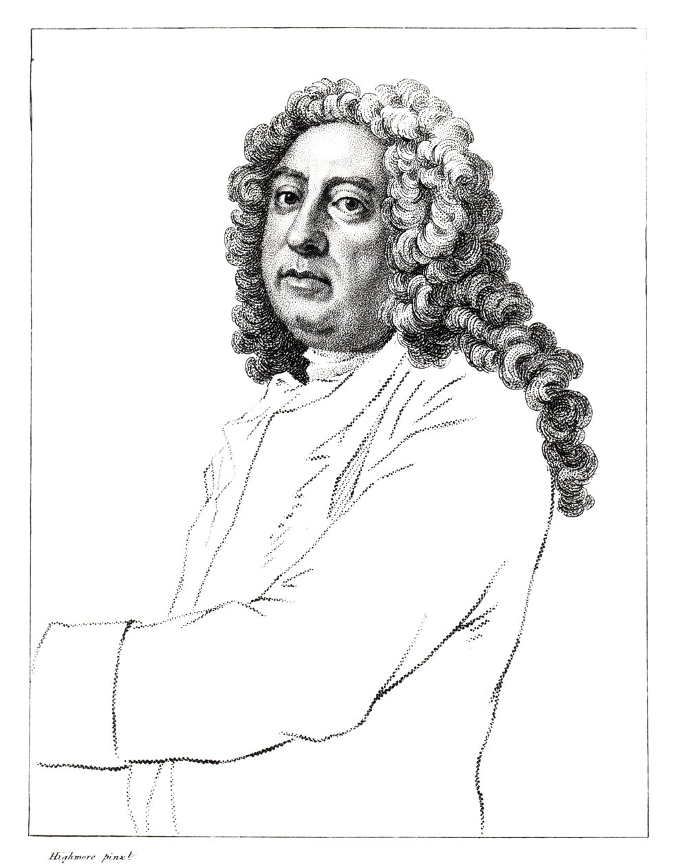 Sir James Thornhill (1676-1734) od Joseph Highmore