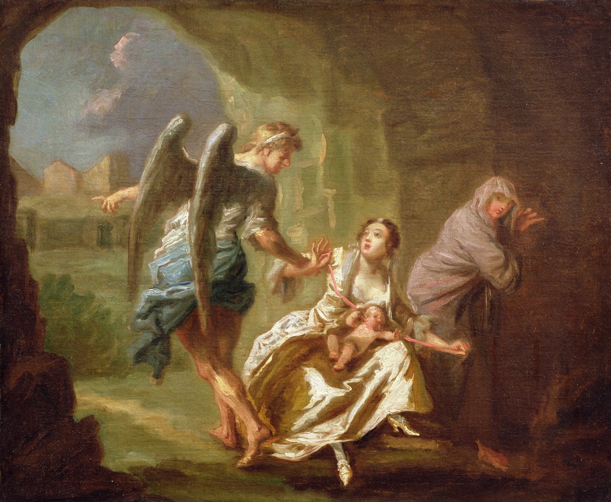 Anděl milosrdenství, kolem roku 1746 od Joseph Highmore