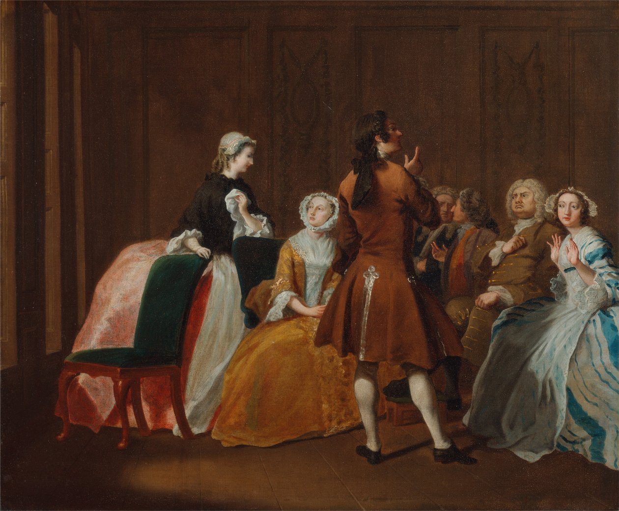 Rodina Harloweových z románu Samuela Richardsona "Clarissa" od Joseph Highmore