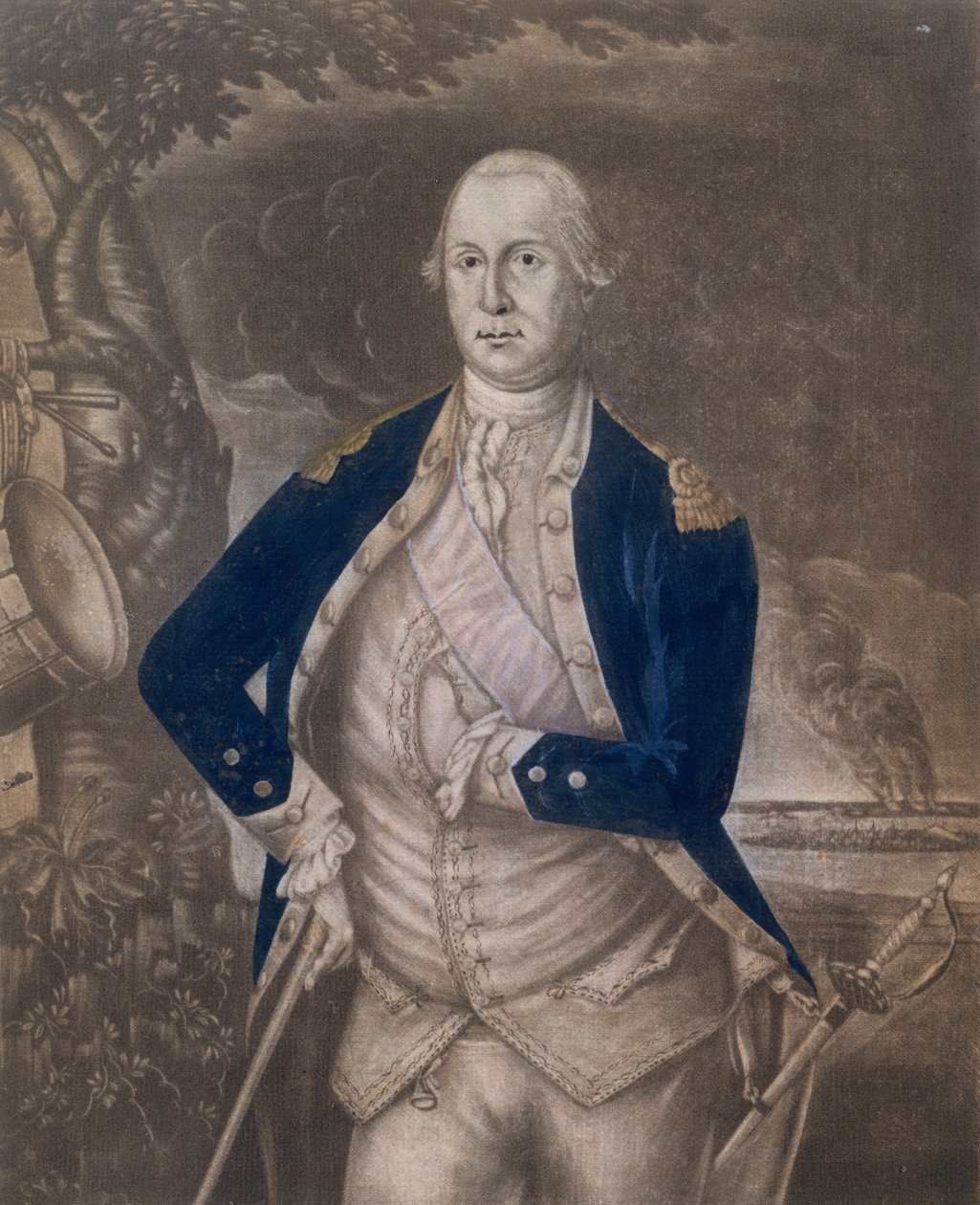 Jeho Excelence George Washington Esq-r., ca. 1777 od Joseph Hiller