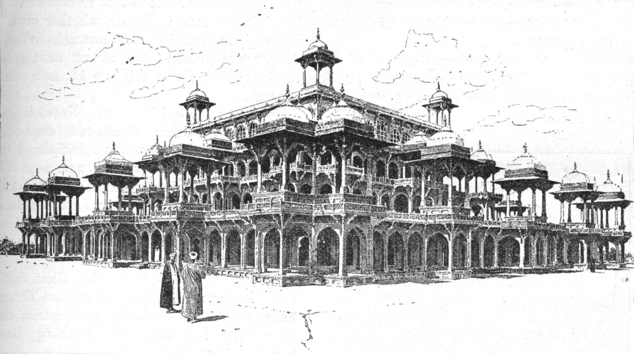 Mauzoleum Akbar, Agra, 1892, 1902. od Joseph Holland Tringham