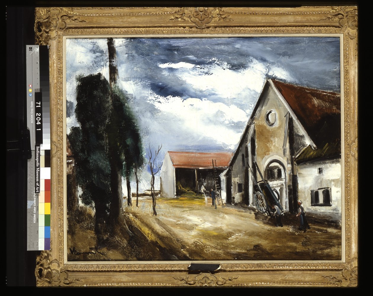 Farmářský dvůr (olej na plátně) od Joseph Jacob Plenck