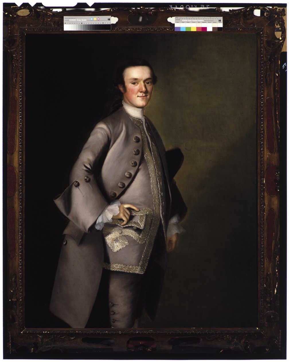 Portrét Thomase Wentwortha, 1761 od Joseph Jonathan Blackburn