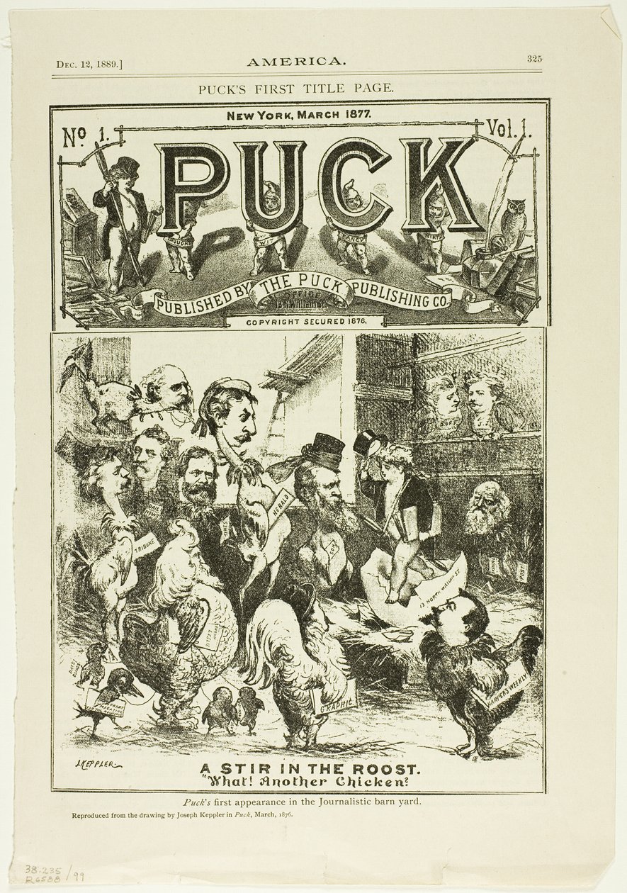 A Stir in the Roost, z Ameriky od Joseph Keppler
