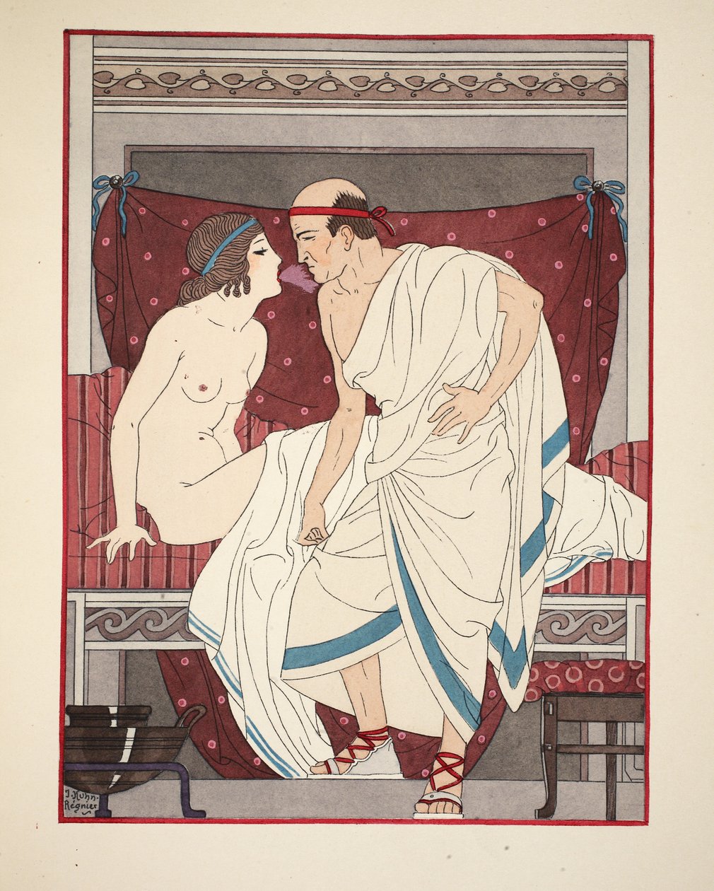 Dech mládí, ilustrace z „Díla Hippokrata“, 1934 od Joseph Kuhn Regnier