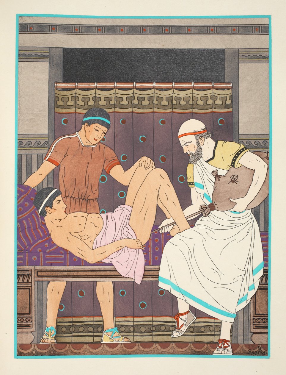 Mít klystýr, ilustrace z 