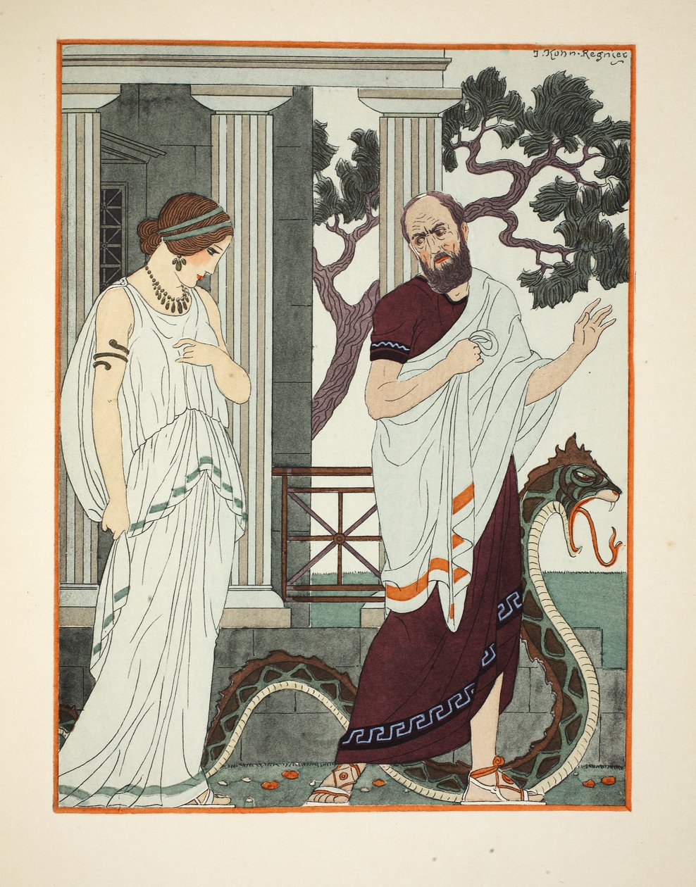 Otočil jsem se a uviděl krásnou ženu, ilustrace z 