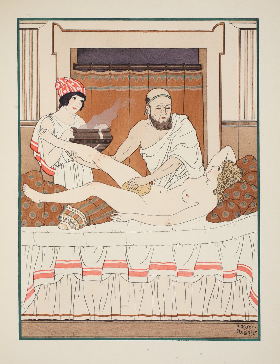 Houbová koupel, ilustrace z 