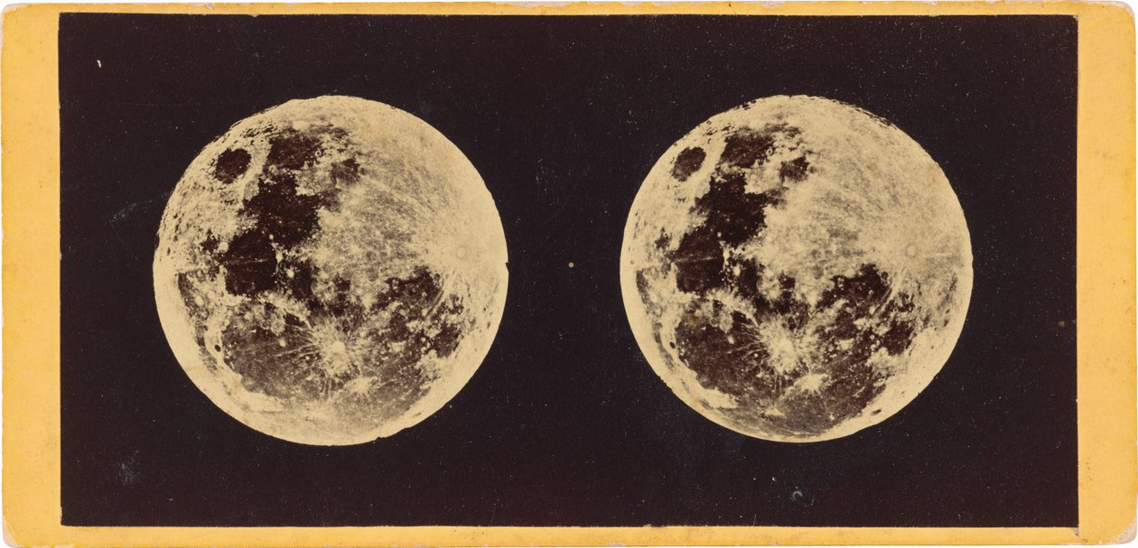 "Měsíc",1860 (foto) od Joseph L. Bates