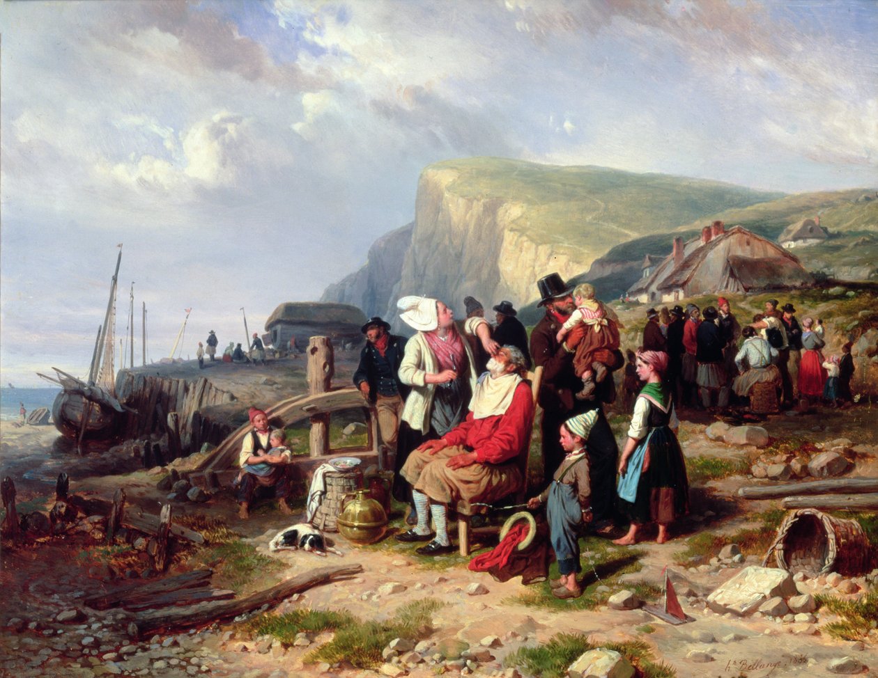 Návrat domů, 1846 od Joseph Louis Hippolyte Bellange