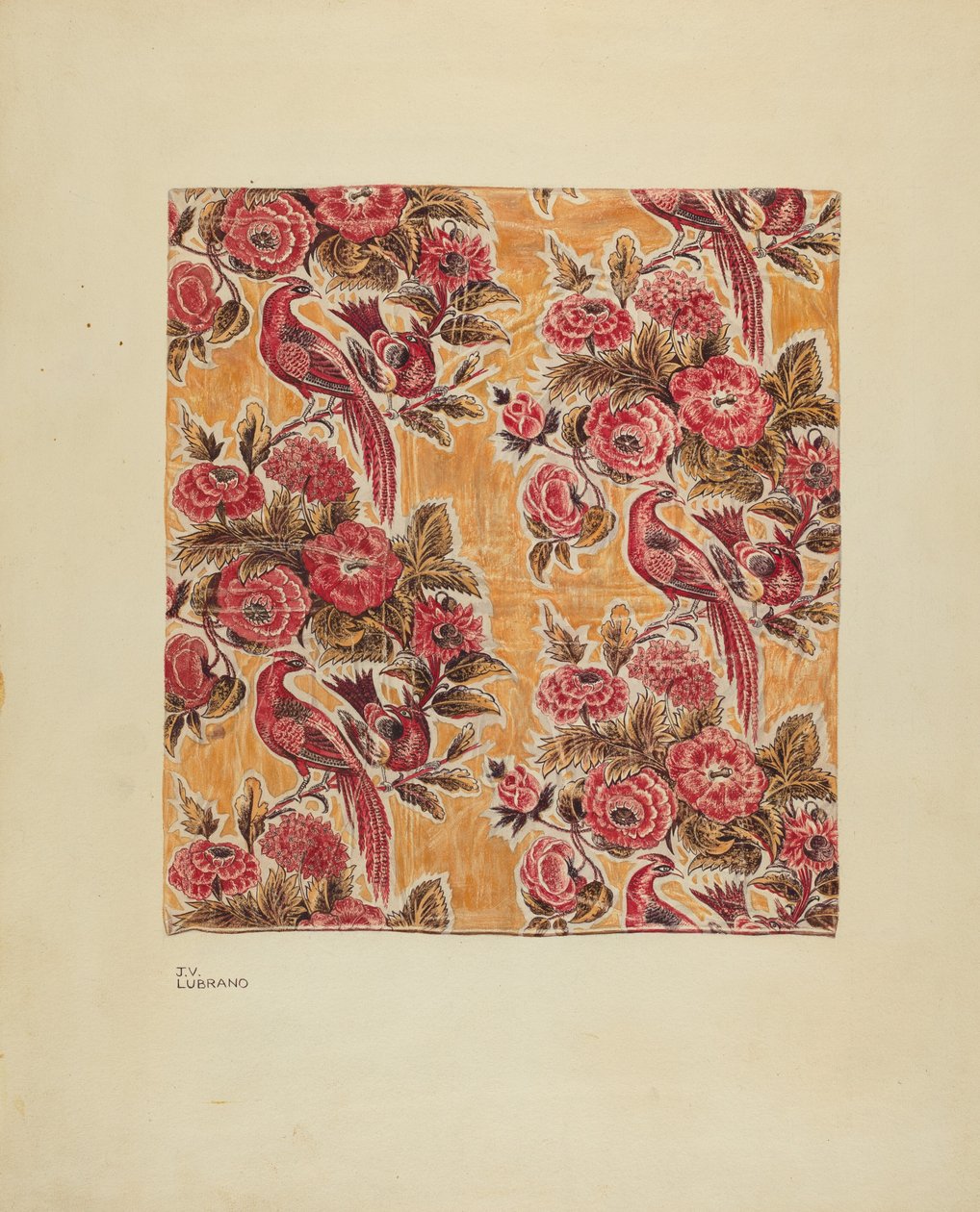 Žlutě glazovaný Chintz, c. 1939. od Joseph Lubrano