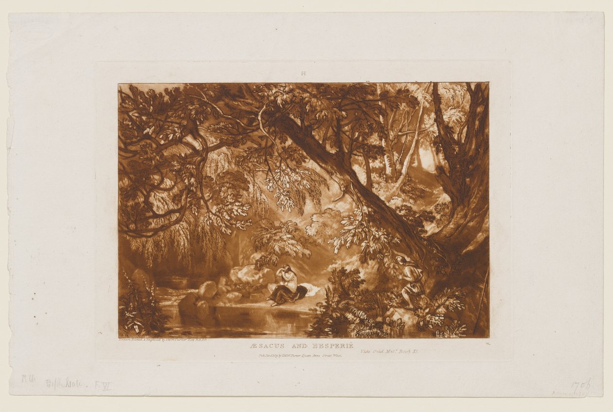 Aisakos a Hesperie od Joseph Mallord William Turner