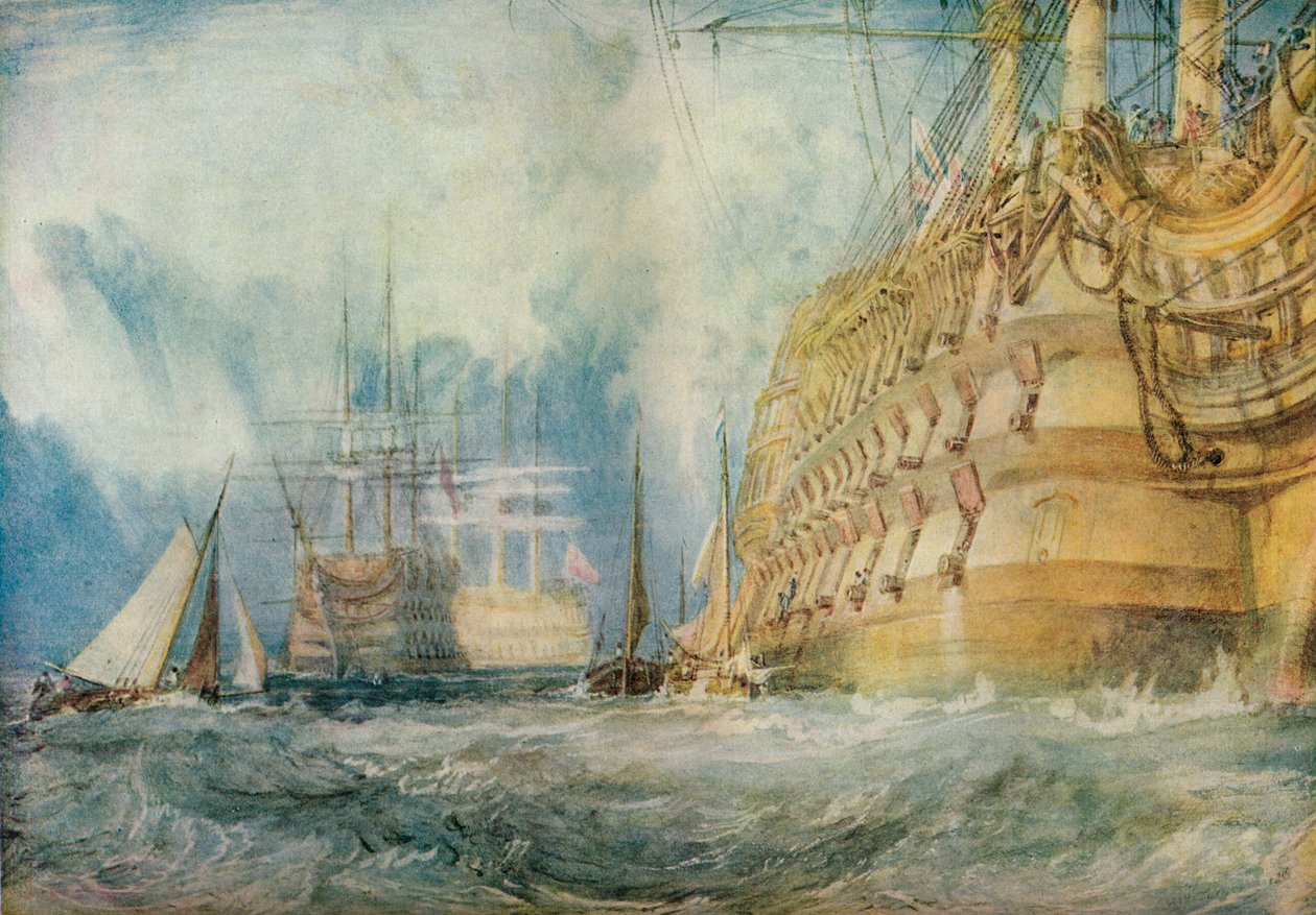 První sazba v obchodech, 1818 od Joseph Mallord William Turner