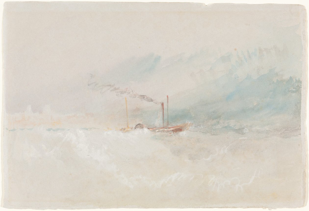 Lodní přeprava u Doveru od Joseph Mallord William Turner