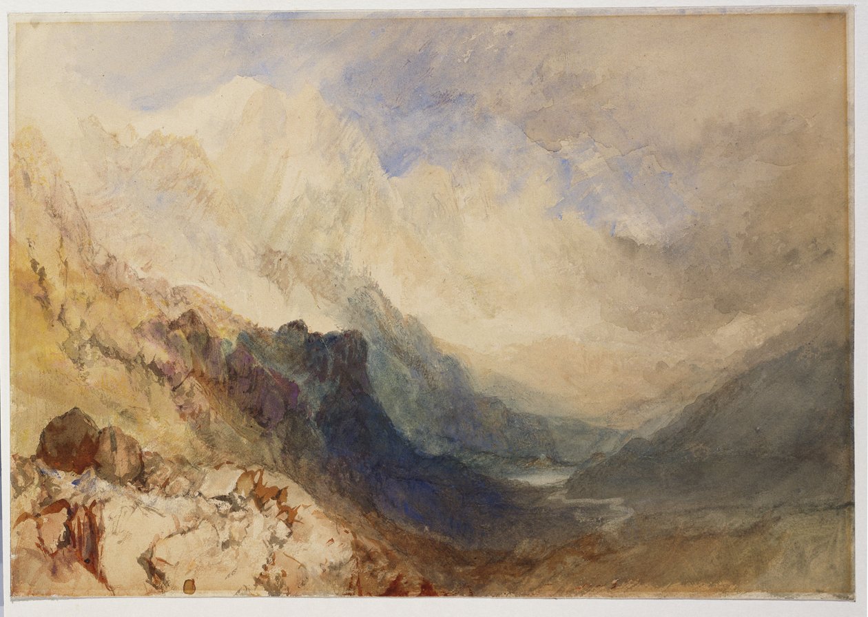Scéna ve Val d"Aosta od Joseph Mallord William Turner