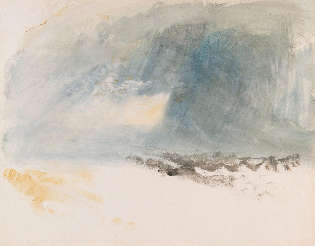 Přeháňka nad vodou, tradičně nazývaná Lucernské jezero od Joseph Mallord William Turner