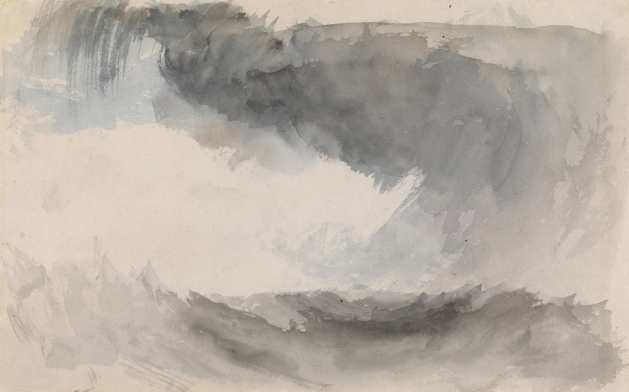 Bouře na moři od Joseph Mallord William Turner