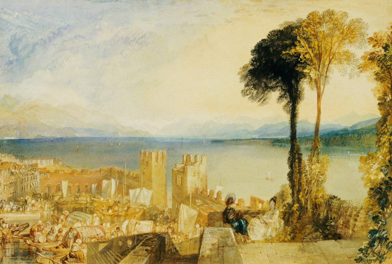 Arona, jezero Maggiore od Joseph Mallord William Turner
