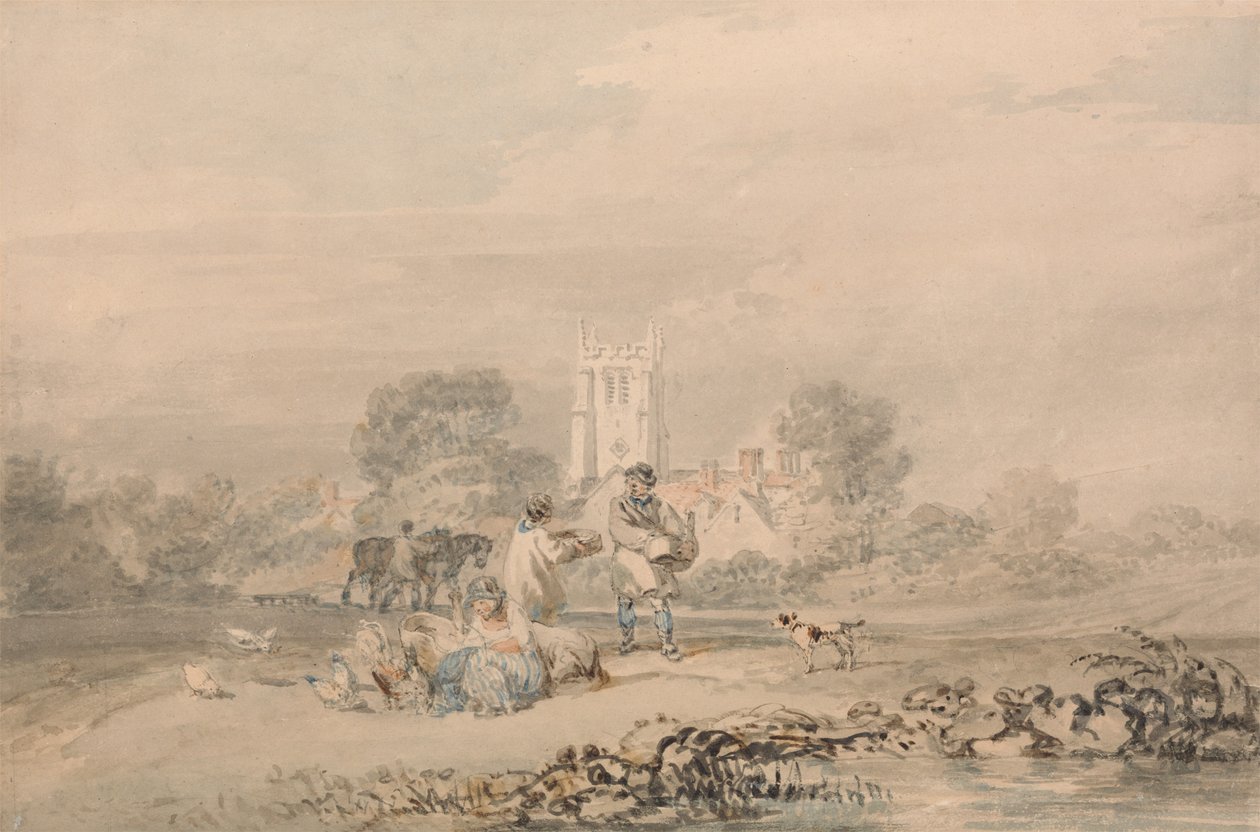 Podzimní setba obilí od Joseph Mallord William Turner