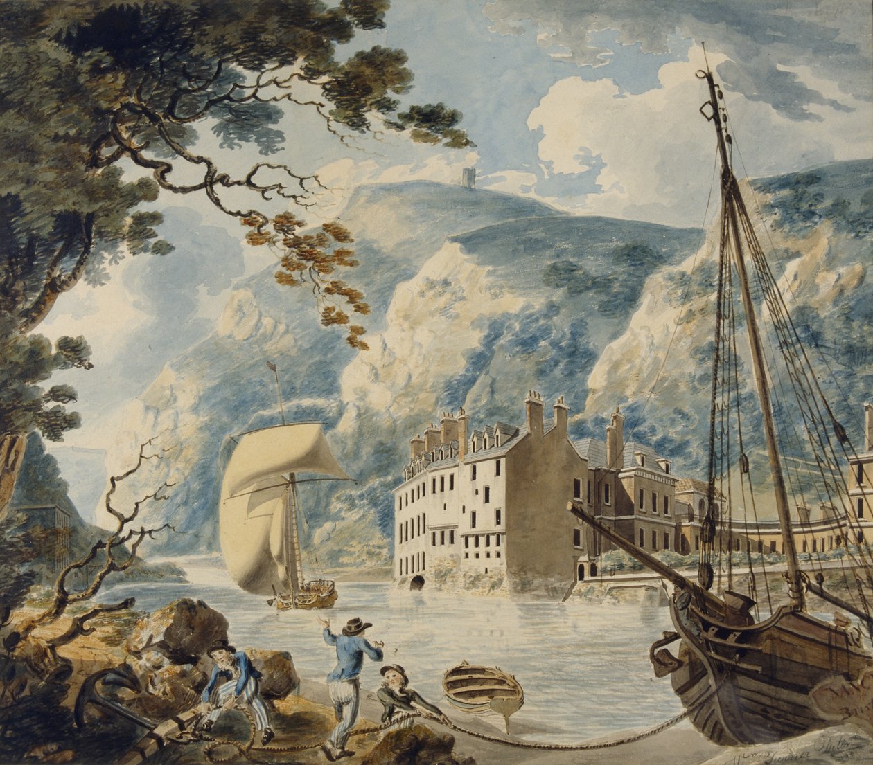 Avon Gorge a Bristol Hotwell od Joseph Mallord William Turner
