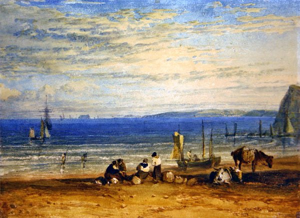 Babbacombe Bay (akvarel na papíře) od Joseph Mallord William Turner