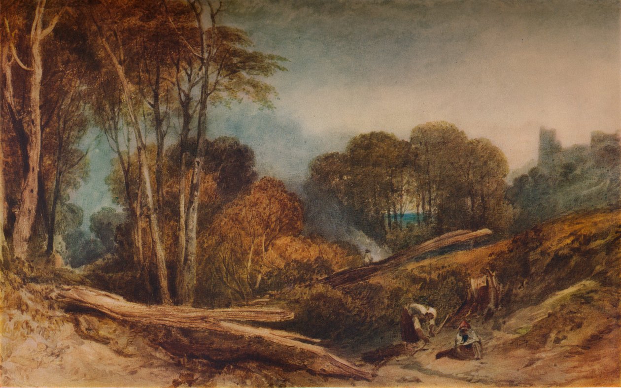 Hrad Beeston, Cheshire, c1839, 1938 od Joseph Mallord William Turner