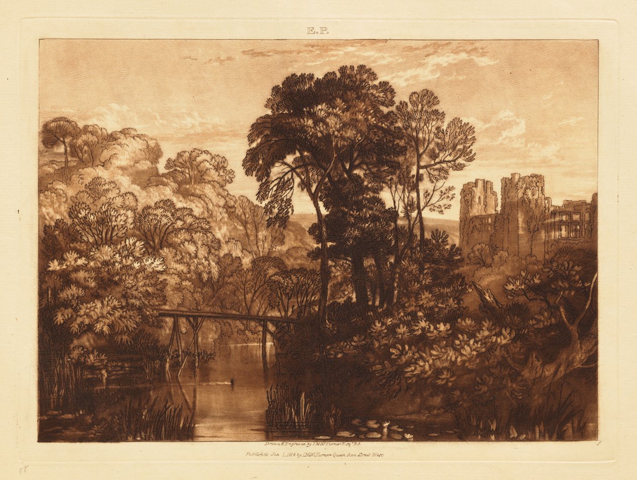 Hrad Berry Pomeroy od Joseph Mallord William Turner