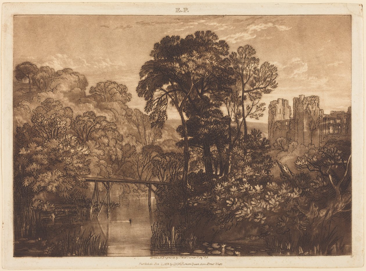 Hrad Berry Pomeroy od Joseph Mallord William Turner