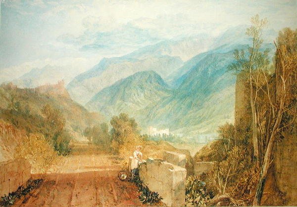 Bonneville, cca 1803 (akvarel na papíře) od Joseph Mallord William Turner