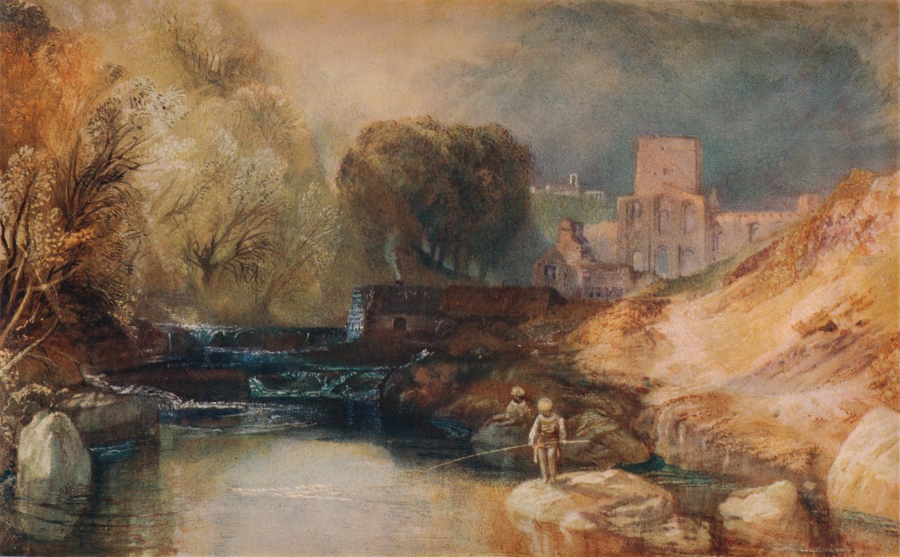 Brinkburn Priory, Northumberland, c1830, 1938 od Joseph Mallord William Turner