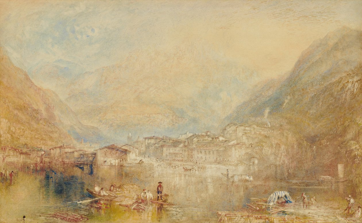 Brunnen od Lucernského jezera od Joseph Mallord William Turner