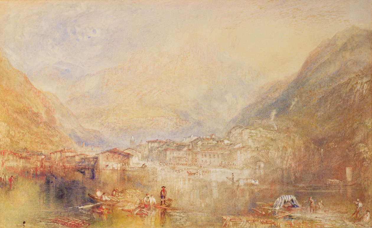 Brunnen z Lucernského jezera, 1845 od Joseph Mallord William Turner