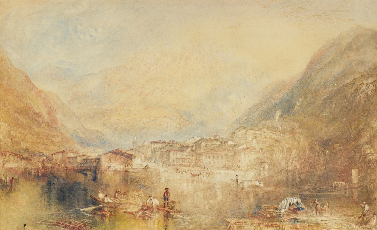 Brunnen z Lucernského jezera, 1845 od Joseph Mallord William Turner