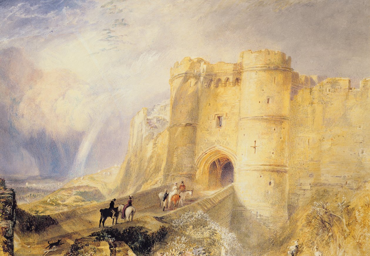 Hrad Carisbrook, ostrov Wight od Joseph Mallord William Turner