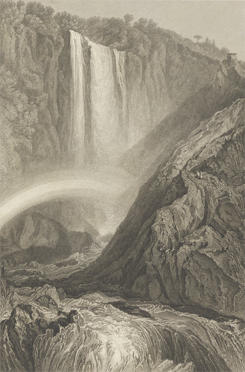 Kaskáda Terni, asi 1820 od Joseph Mallord William Turner