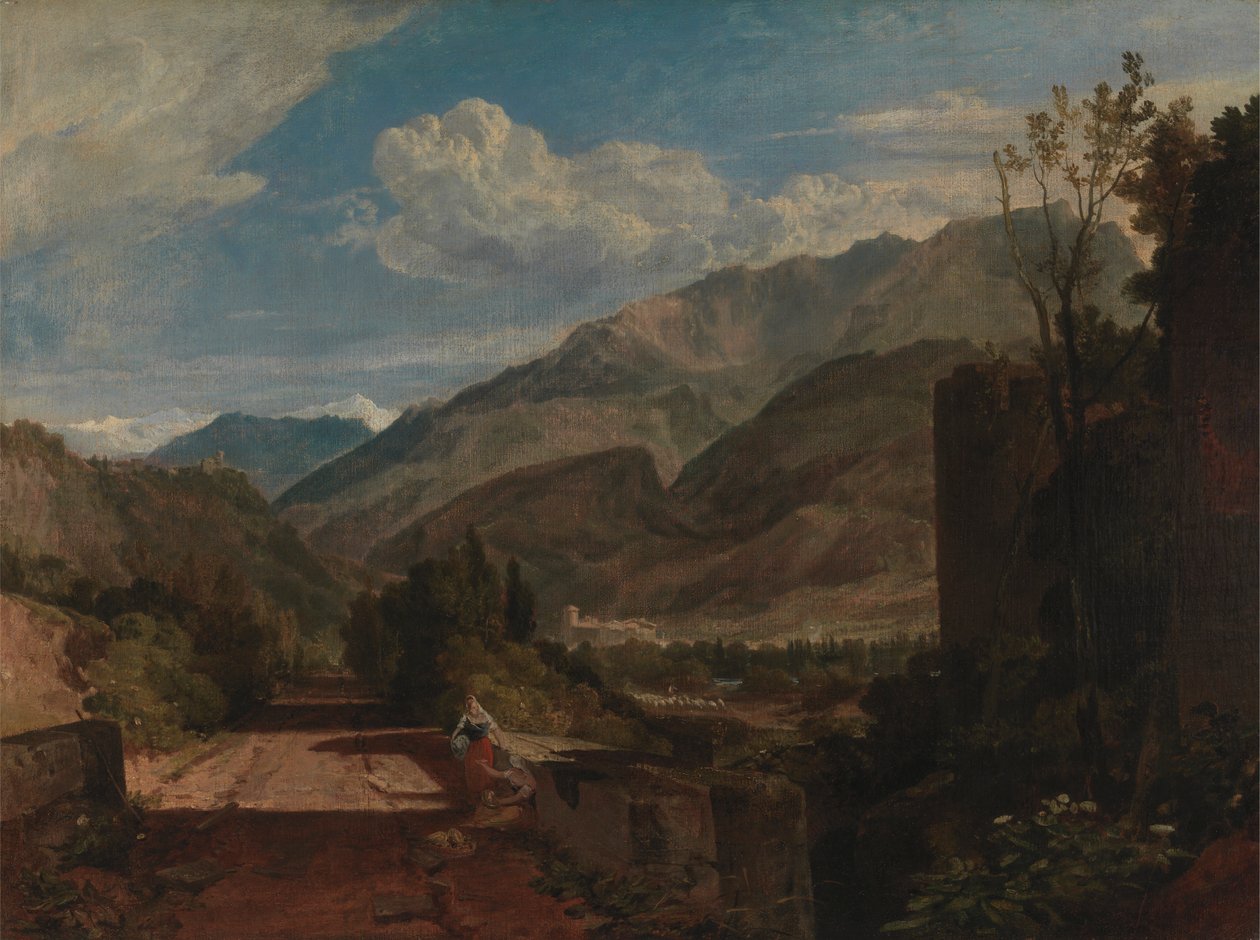 Zámky St. Michael, Bonneville, Savoy od Joseph Mallord William Turner