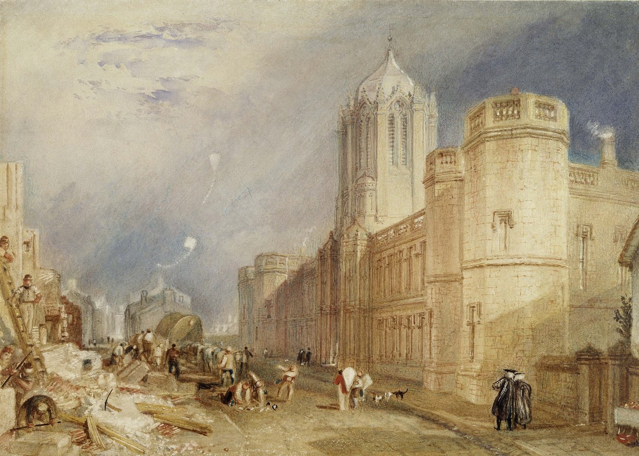 Christ Church College, Oxford od Joseph Mallord William Turner