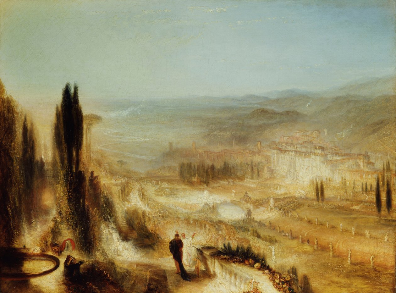 Cicero ve své vile, kolem roku 1839 od Joseph Mallord William Turner