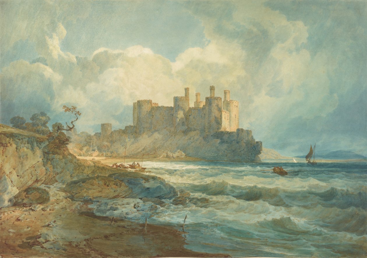 Hrad Conway, Severní Wales od Joseph Mallord William Turner