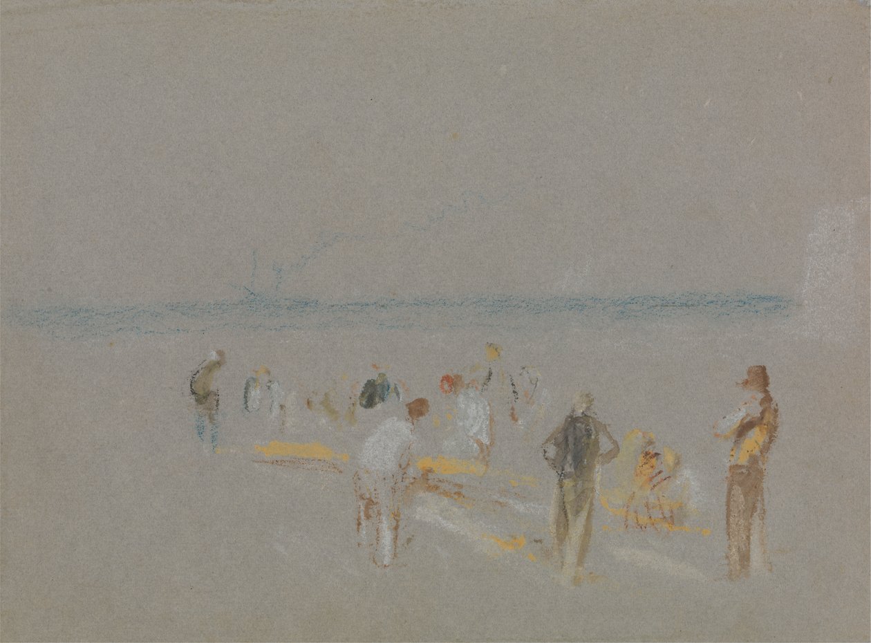 Kriket na Goodwin Sands od Joseph Mallord William Turner
