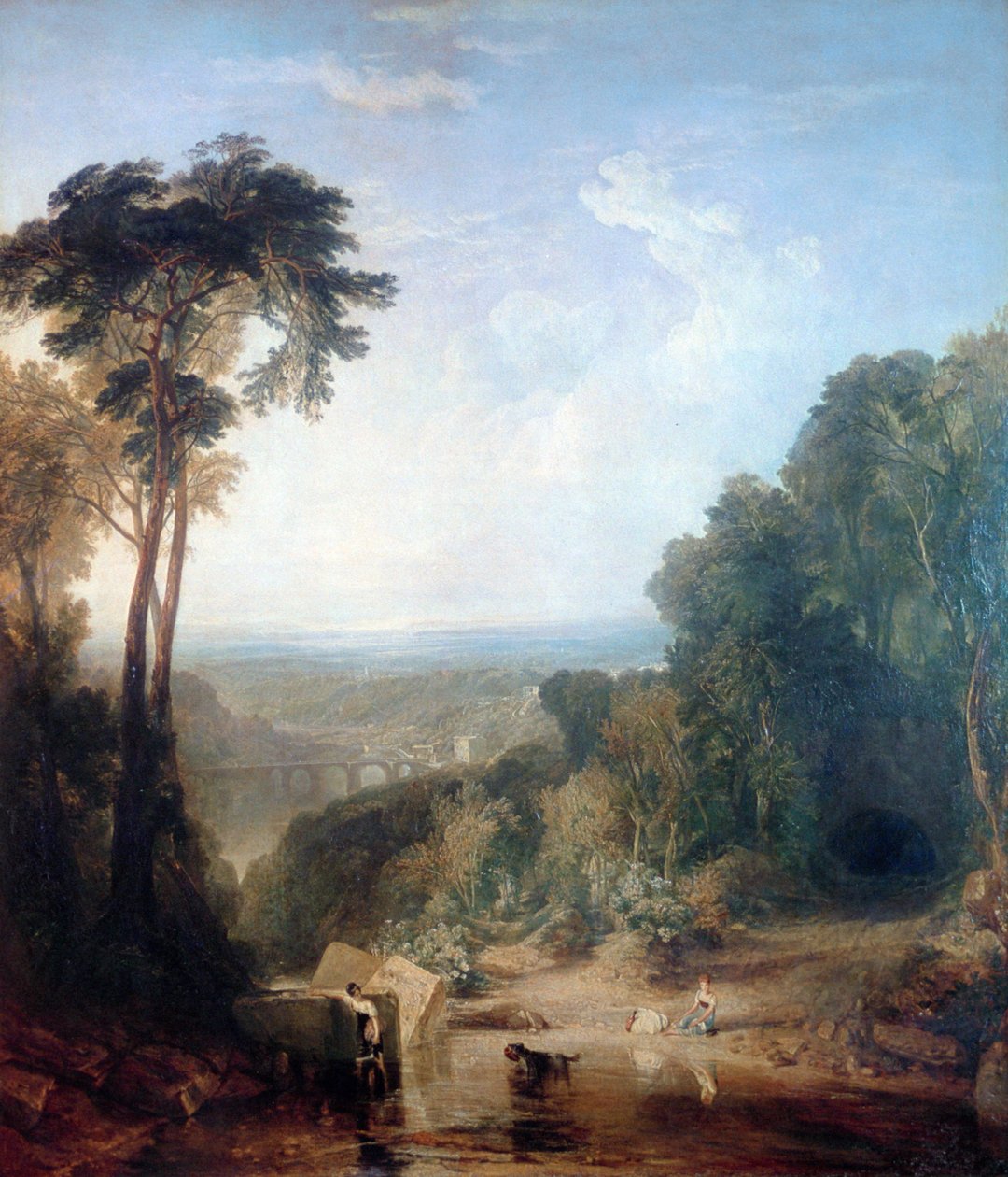 Crossing the Brook, c1815 od Joseph Mallord William Turner