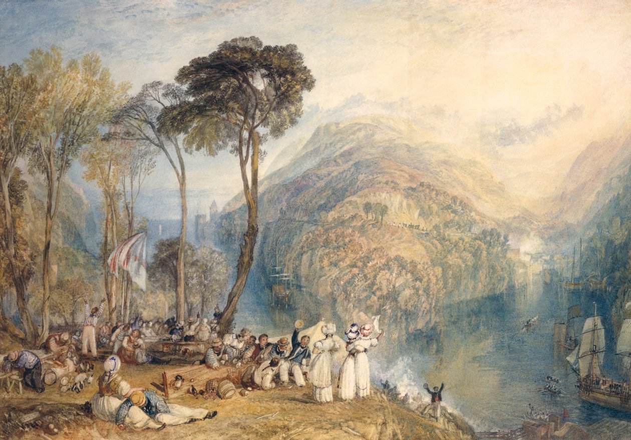 Dartmouth Cove (wc na papíře) od Joseph Mallord William Turner