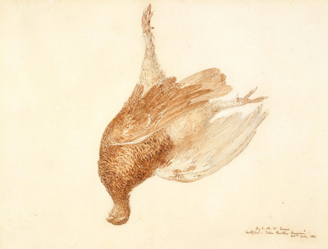 Mrtvý tetřev od Joseph Mallord William Turner
