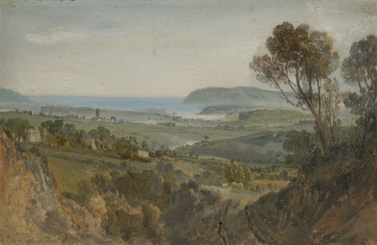 Vzdálený pohled na Plymouth, 1813 od Joseph Mallord William Turner