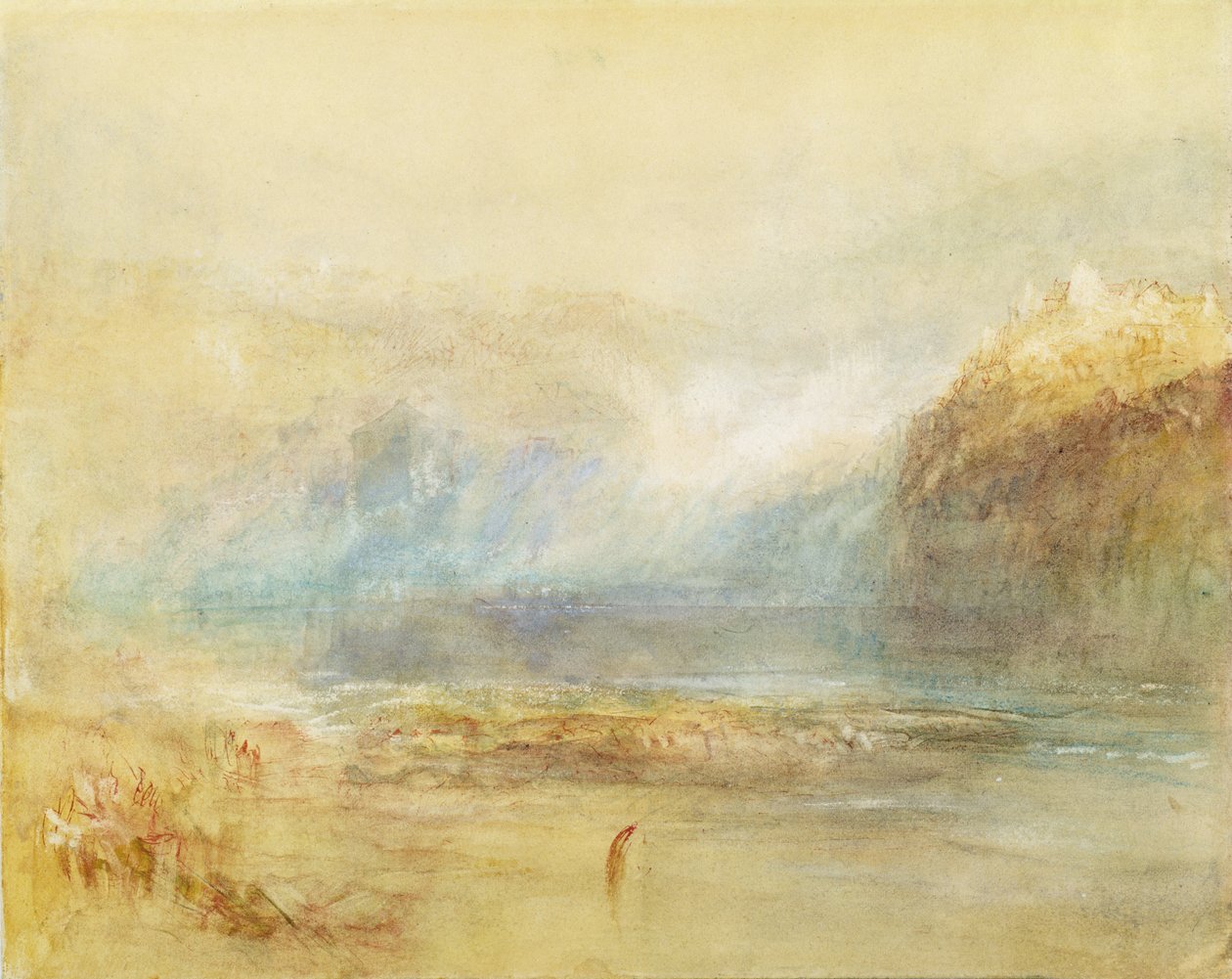 Rýnské vodopády v Schaffhausenu od Joseph Mallord William Turner