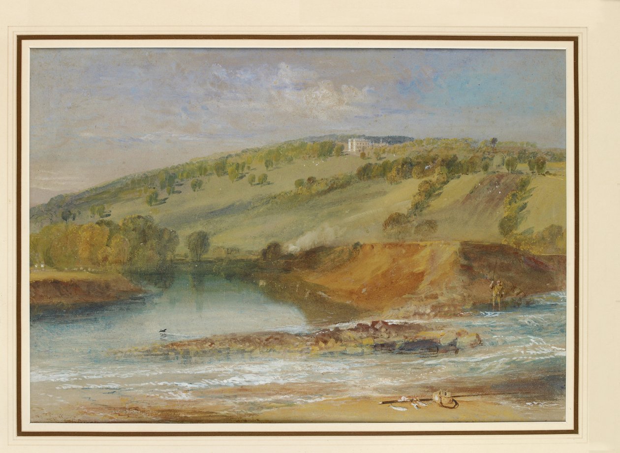 Farnley Hall, Wharfen ja Washburnin risteyksestä od Joseph Mallord William Turner