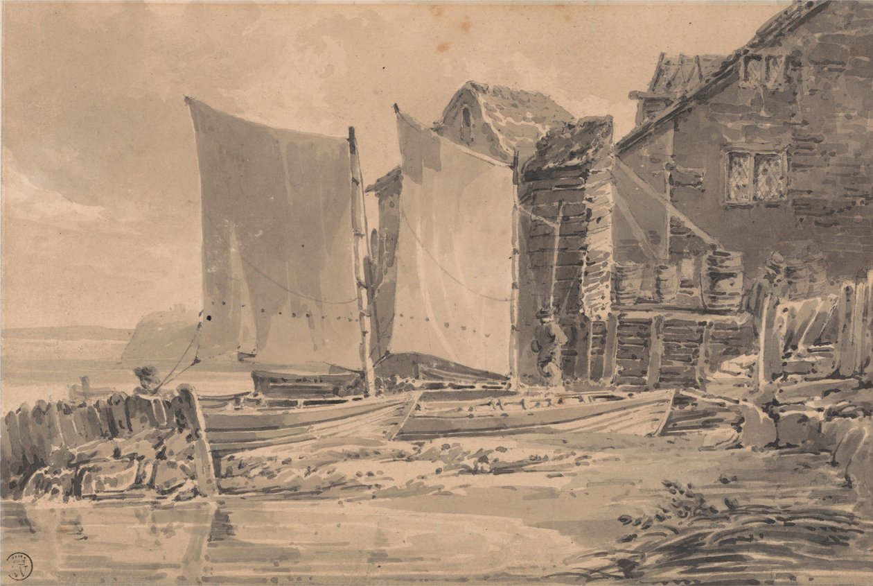 Rybářská chata, Dover od Joseph Mallord William Turner