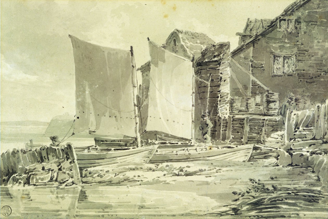 Rybářská chata, Dover od Joseph Mallord William Turner