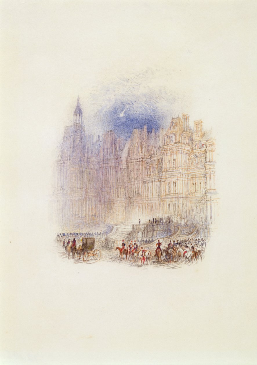 Fontainebleau: Napoleonův odchod od Joseph Mallord William Turner