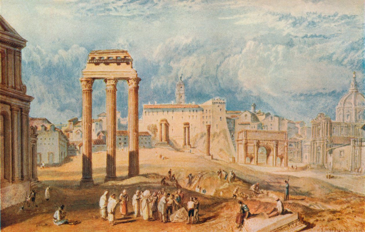 Forum Romanum, 1818 od Joseph Mallord William Turner